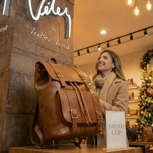 Bolso Cuero Legítimo – Oferta especial 80% OFF Solo Hoy